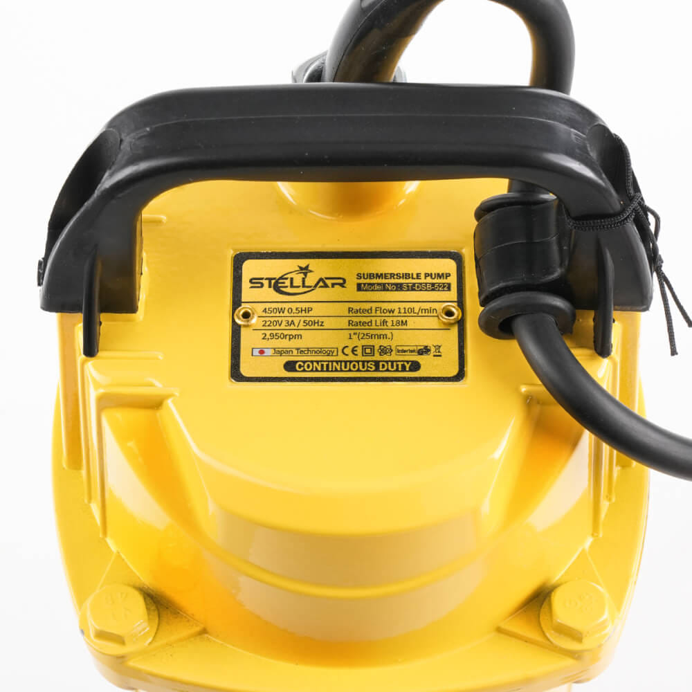 ปั๊มจุ่ม STELLAR รุ่น ST-DSB-522 ขนาด 1 นิ้ว 0.5HP 450W_6